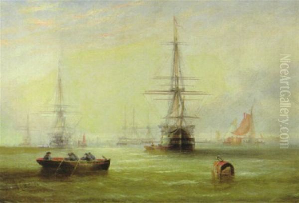 Segelschiffe Beim Ausbooten - view 1