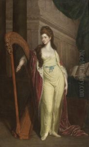 Portrait Of Elizabeth, Lady Craven (later Margravine Of Anspach) by Thomas Beach