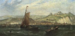 Dover From The Sea by William Callcott Knell