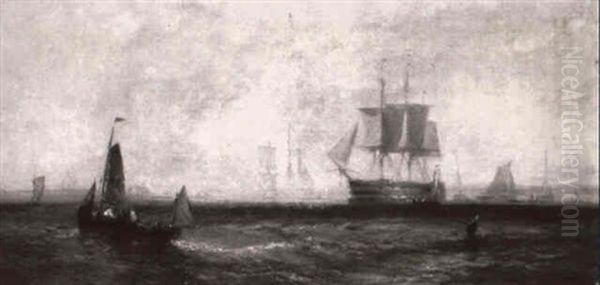 Shipping In The Solent - view 1
