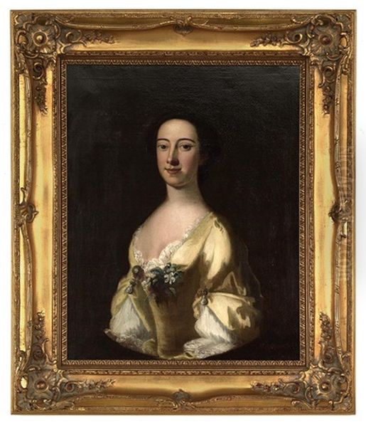 Portrait Of A Young Lady, Traditionally Identified As Mrs. Beauvoir - view 1