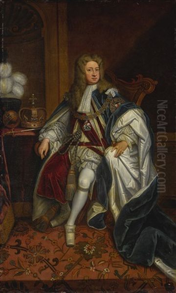 Portrait Of King George I (1660-1727), Full Length - view 1