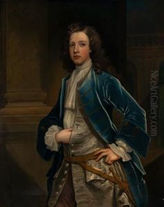 Portrait Of Edward Henry Rich, Seventh Earl Of Warwick And Baron Kensington Of Kensington by Godfrey Kneller