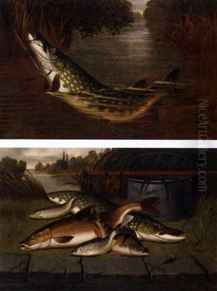 Pike Fishing, Got Him (+ A Tribute From The Thames; Pair) - view 1