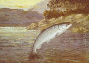 A Salmon Leap by A. Roland Knight