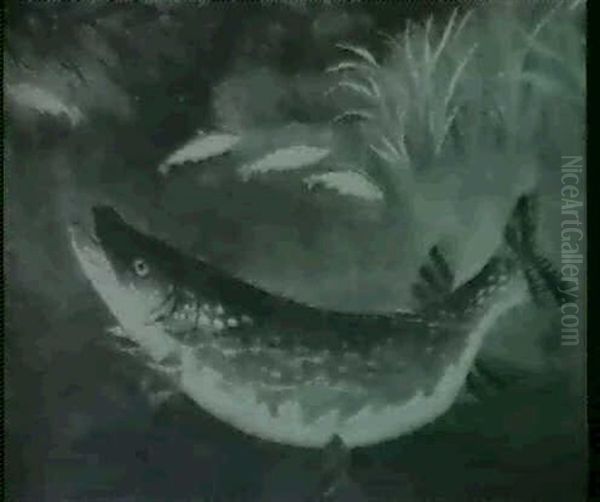 A Pike Taking Roach - view 1