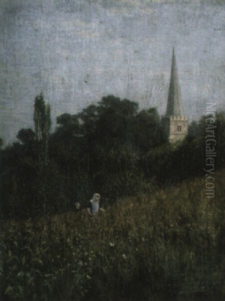 Gathering Wild Flowers - view 1