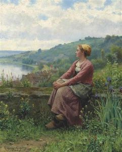 Reverie by Daniel Ridgway Knight