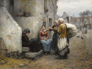 Un Deuil by Daniel Ridgway Knight