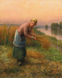 The Gleaner by Daniel Ridgway Knight