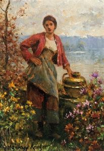 Maiden by Daniel Ridgway Knight