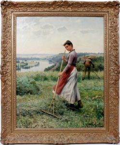 Depicting Young Girl Working