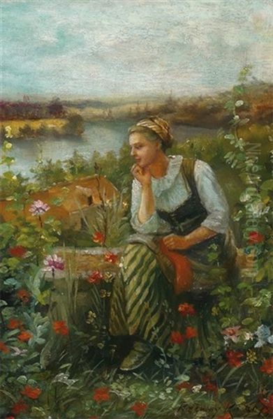 Daydreaming In The Flower Garden - view 1