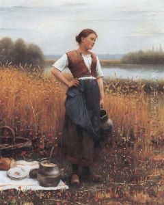Midday's Pause by Daniel Ridgway Knight