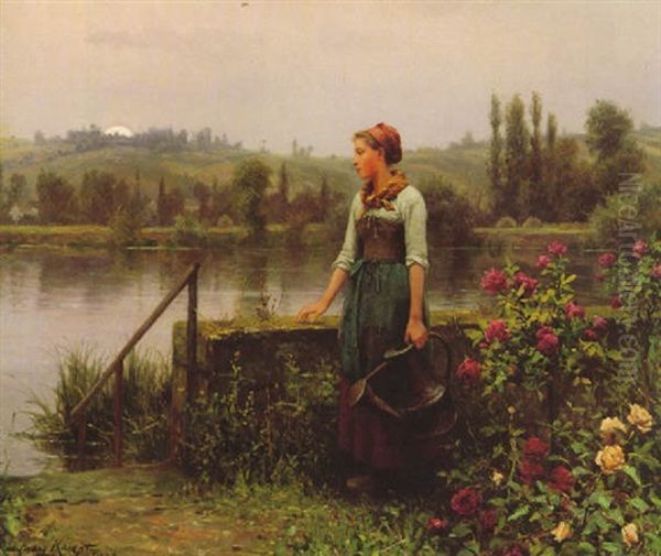 Woman With Watering Can - view 1