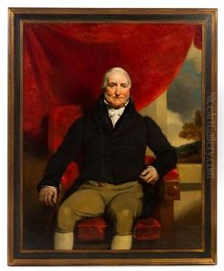 Portrait Of Simon Payne, Circa 1840 by John Prescott Knight