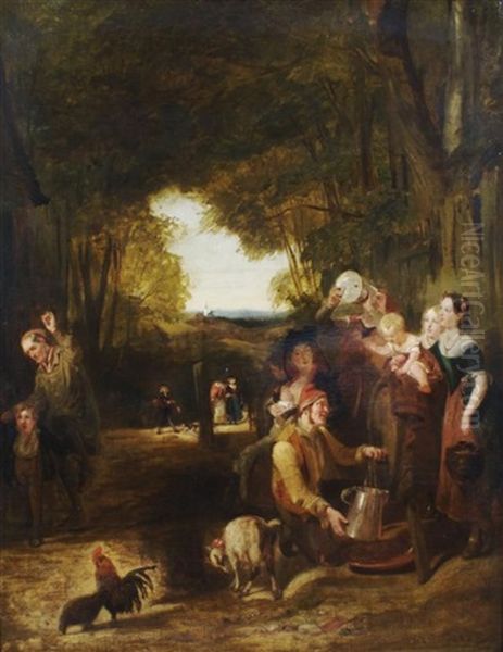 Pastoral Scene With Figures - view 1