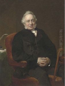 Portrait Of Ralph Price Esq. In A Black Suit