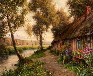 The Long Cottage, Launay by Louis Aston Knight