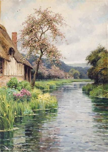 Cottages Along A Stream - view 1