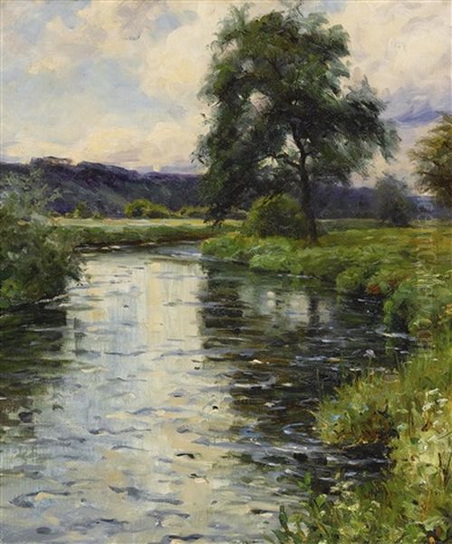 The Risle At Le Riviere Thibouville - view 1