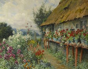Cottage Garden In Bloom, Paris