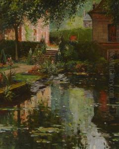 A Villa In Paris by Louis Aston Knight
