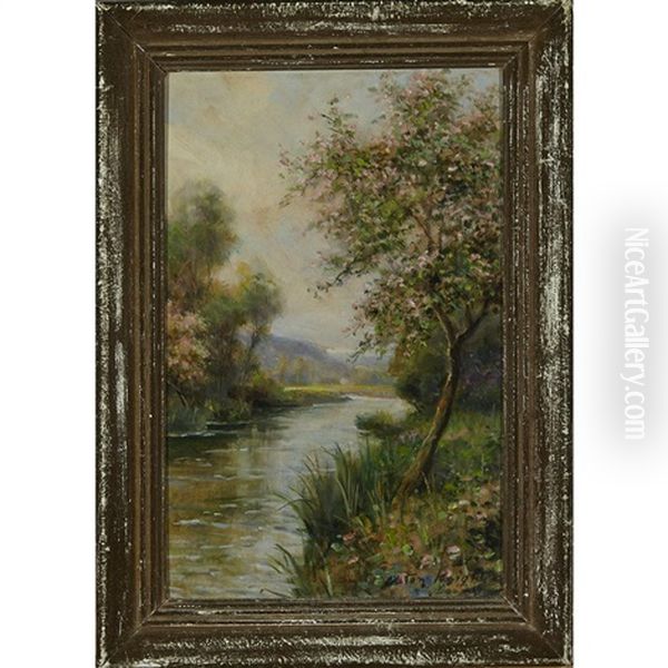 Trees In Blossom (a Souvenir From Normandy) - view 1