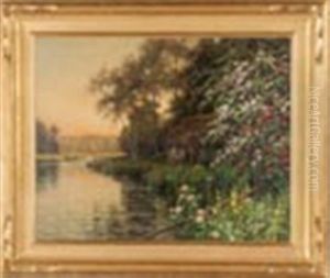 Cottage At Sunset by Louis Aston Knight