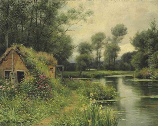 A Cottage In A River Landscape - view 1