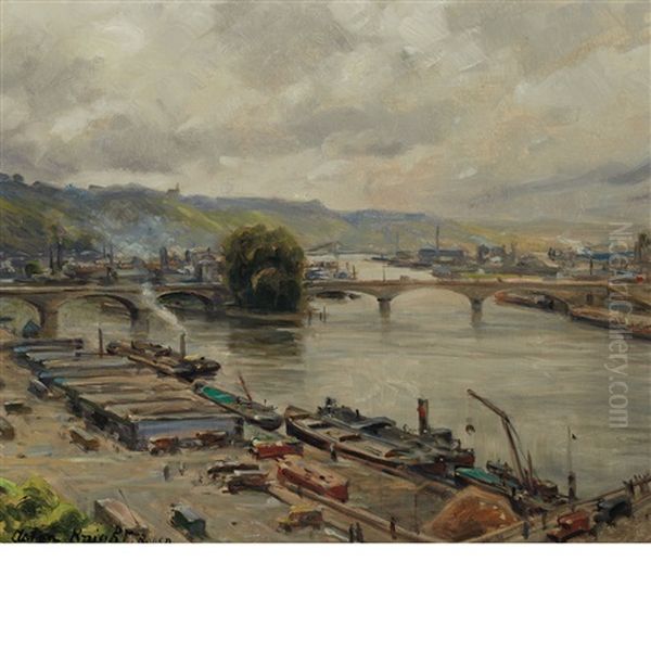 Rouen (from The Hotel D'angleterre) - view 1