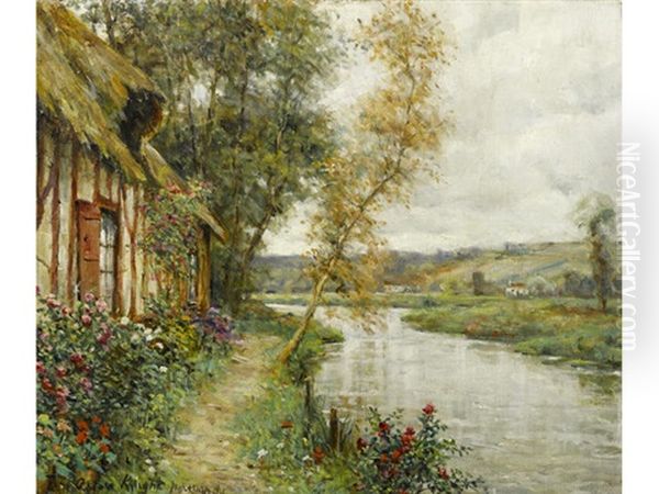 A Cottage By A River, Normandy - view 1