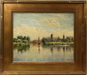 Dutch Landscape by Louis Aston Knight