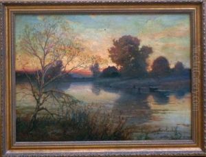 Paysage A Cagnes by Louis Aston Knight