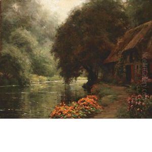 Cottage By The Water by Louis Aston Knight
