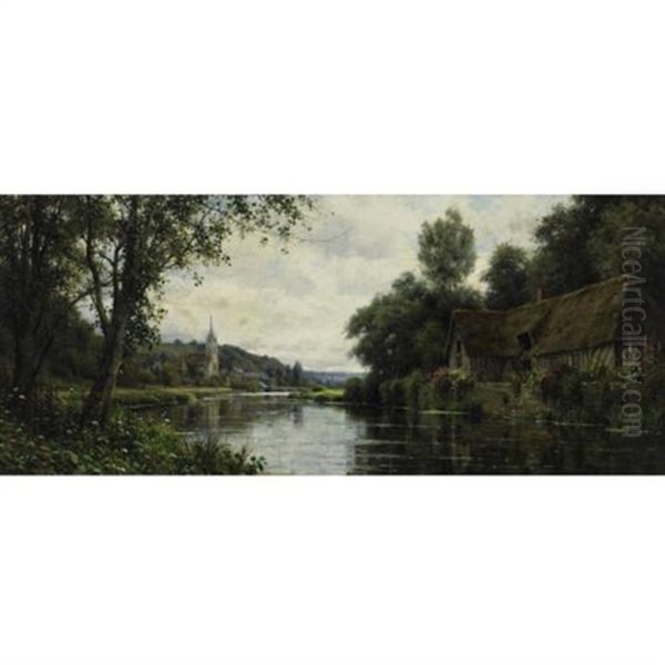 A Cottage Along A River - view 1