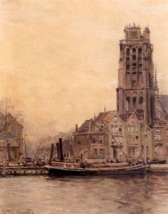 Gate Keill, Dordrecht by Louis Aston Knight