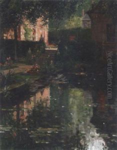 Below The Mills (port-aven, Brittany) by Louis Aston Knight