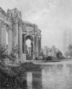 San Francisco Ruins (palace Of The Legion Of Honor) by Louis Aston Knight