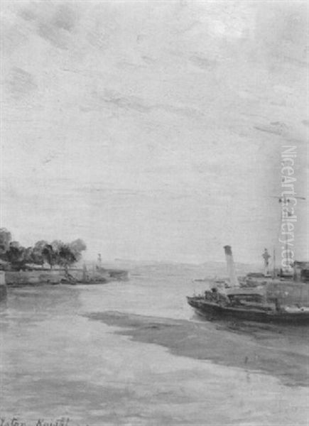 Boats On The Seine - view 1
