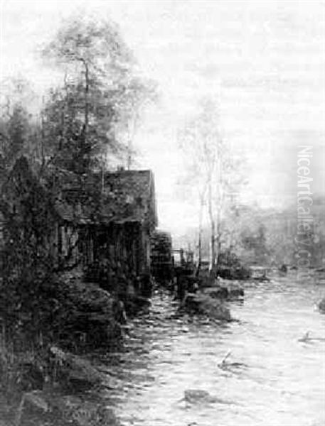 Mill At Sunset - view 1