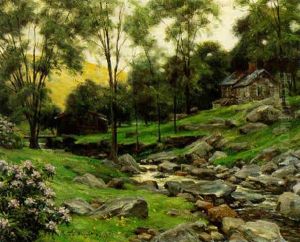 Mountain Cabins, Norfolk by Louis Aston Knight