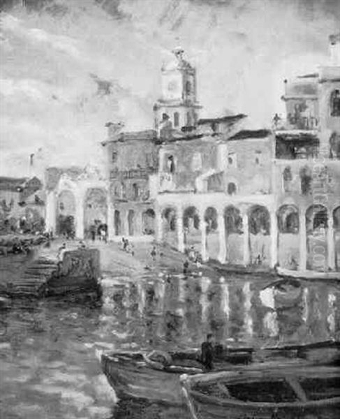 Bustling Harbor - view 1