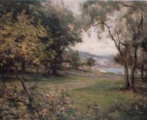 Jardin Sur La Riviera by Louis Aston Knight