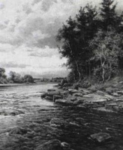 Rushing Stream by Louis Aston Knight