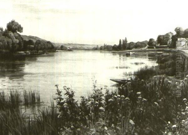 La Seine Pres De Paris - view 1