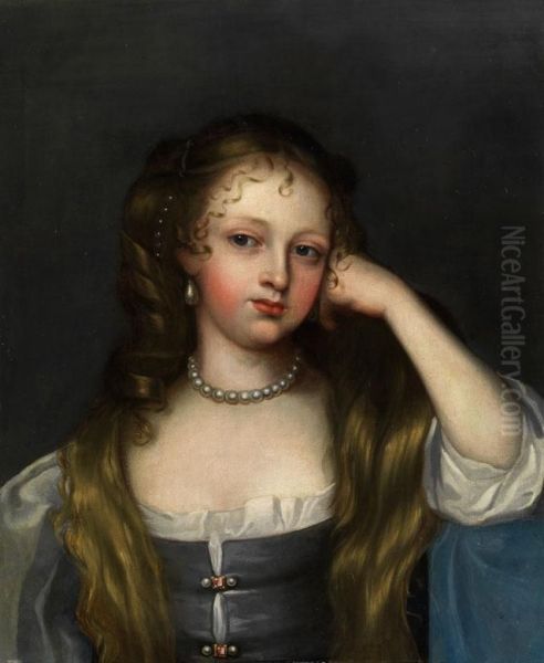 Portrait Der Koniglichen Matresse Von Konig Charles Ii, Nell Gwyl - view 1