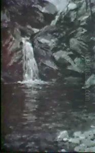Waterfall And Pool by Louis Aston Knight