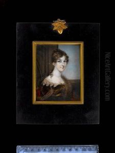 A Pair Of Portraits Of William And Ann Sherbrooke Of Oxton by Mary Anne Knight