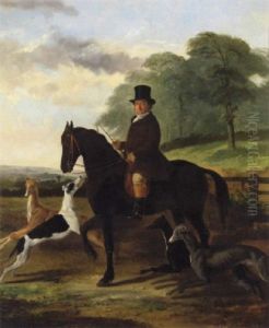 A Huntsman With His Greyhounds